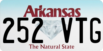 AR license plate 252VTG