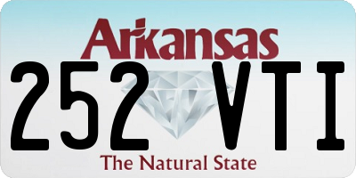 AR license plate 252VTI