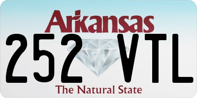 AR license plate 252VTL