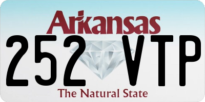 AR license plate 252VTP