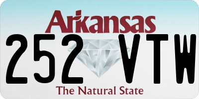 AR license plate 252VTW