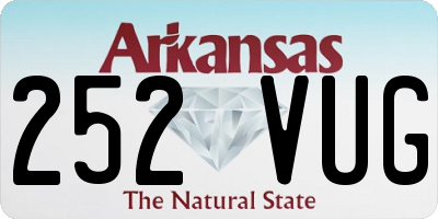AR license plate 252VUG