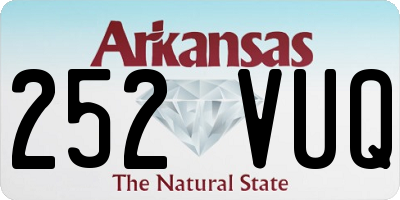 AR license plate 252VUQ