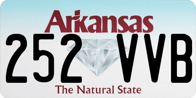 AR license plate 252VVB