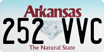 AR license plate 252VVC