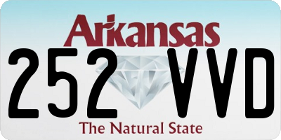 AR license plate 252VVD