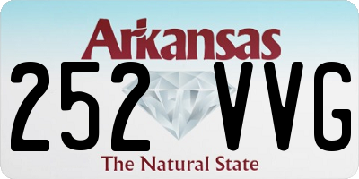 AR license plate 252VVG