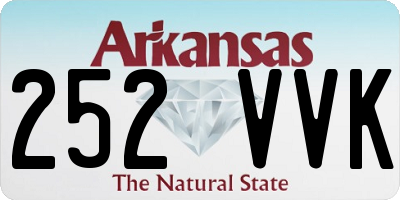 AR license plate 252VVK