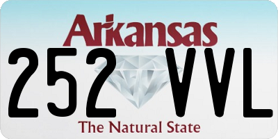 AR license plate 252VVL