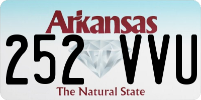AR license plate 252VVU