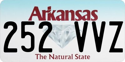 AR license plate 252VVZ