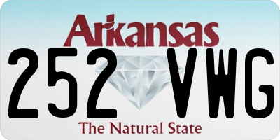 AR license plate 252VWG
