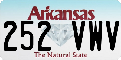 AR license plate 252VWV