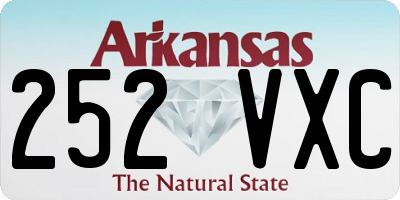 AR license plate 252VXC