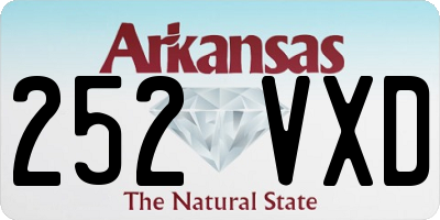 AR license plate 252VXD