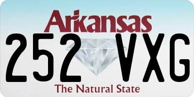 AR license plate 252VXG