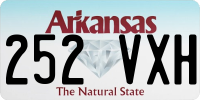 AR license plate 252VXH