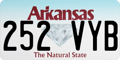 AR license plate 252VYB