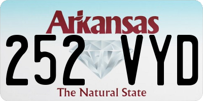 AR license plate 252VYD