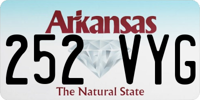 AR license plate 252VYG