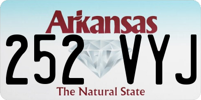 AR license plate 252VYJ