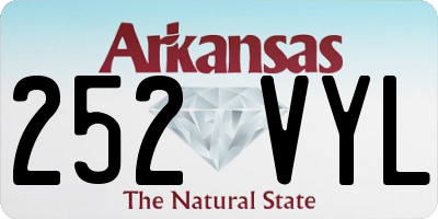 AR license plate 252VYL