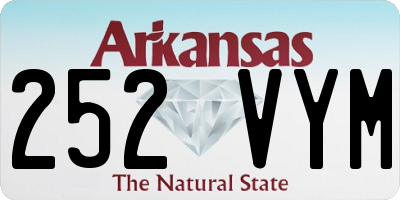 AR license plate 252VYM