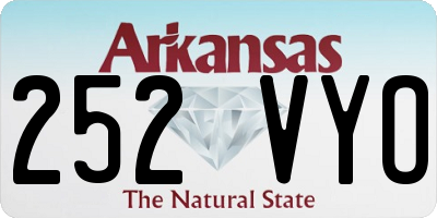 AR license plate 252VYO