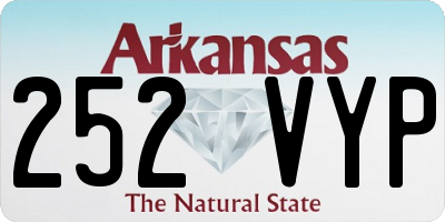 AR license plate 252VYP