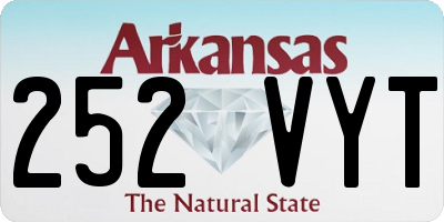 AR license plate 252VYT