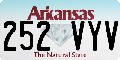 AR license plate 252VYV