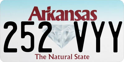 AR license plate 252VYY