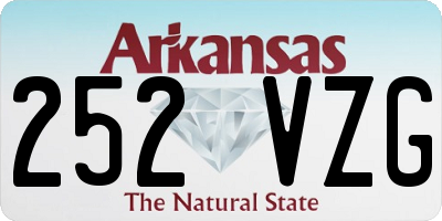 AR license plate 252VZG