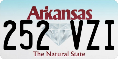 AR license plate 252VZI