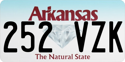 AR license plate 252VZK