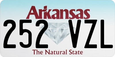 AR license plate 252VZL
