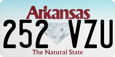 AR license plate 252VZU