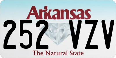 AR license plate 252VZV