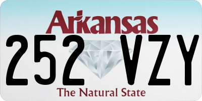 AR license plate 252VZY