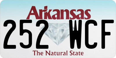 AR license plate 252WCF