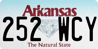 AR license plate 252WCY
