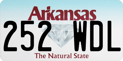 AR license plate 252WDL