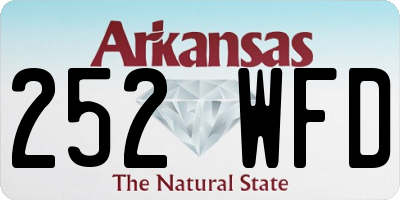 AR license plate 252WFD
