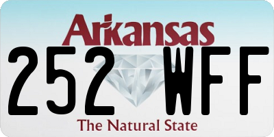 AR license plate 252WFF
