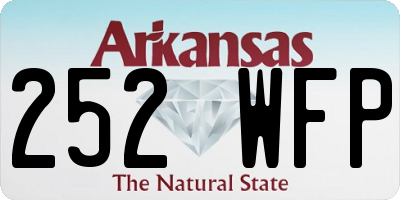 AR license plate 252WFP