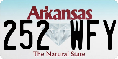 AR license plate 252WFY