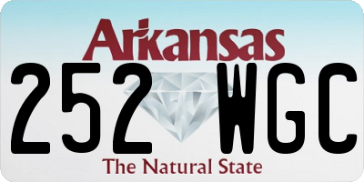 AR license plate 252WGC
