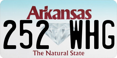 AR license plate 252WHG