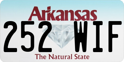AR license plate 252WIF