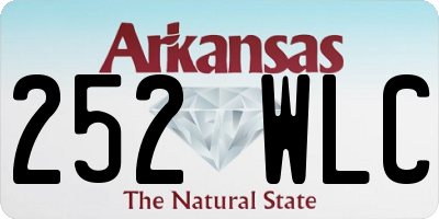 AR license plate 252WLC